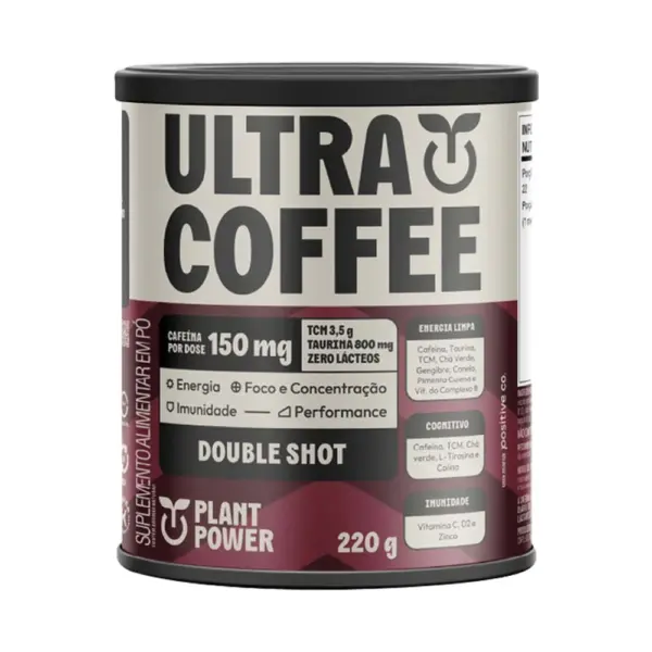 Ultracoffee Double Shot 220g Plant Power