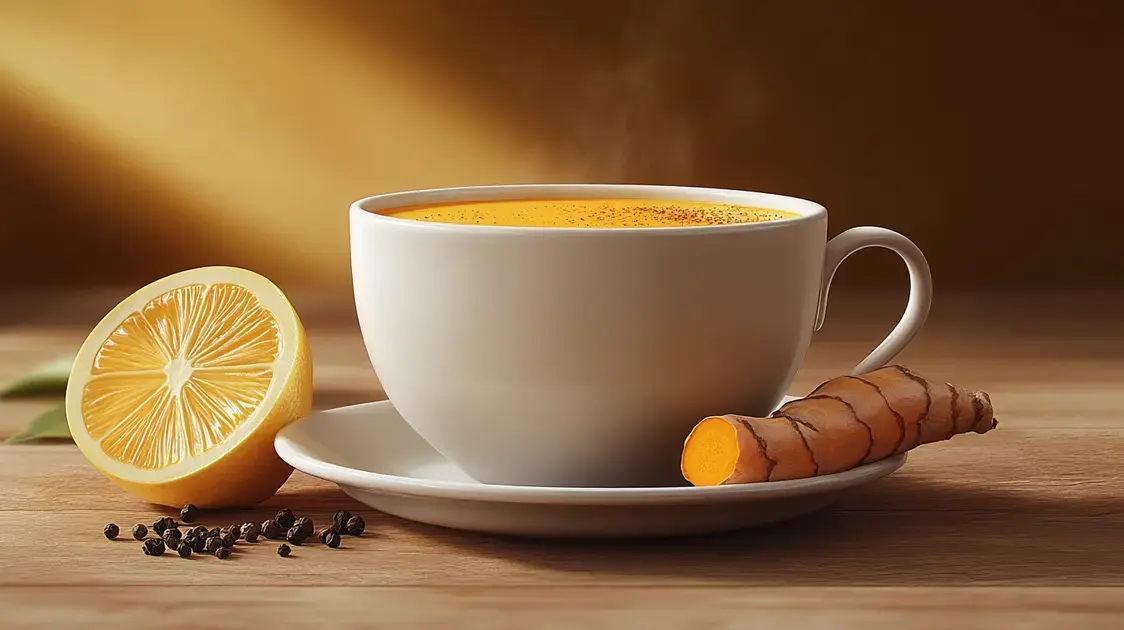 Chá de Cúrcuma: Potencializando a Curcumina