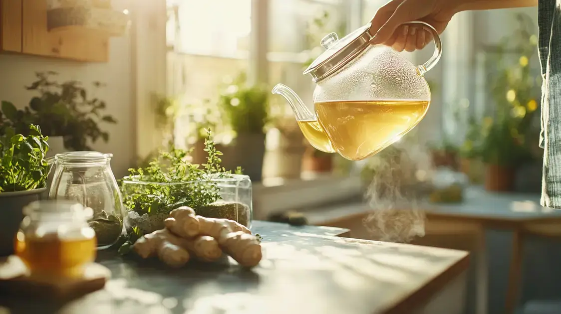 Chá de Gengibre: Propriedades Anti-Inflamatórias