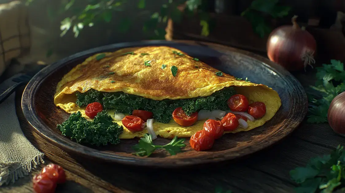 Couve em Omeletes