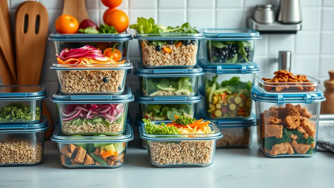 Hábito 3: Planejamento e Preparação de Refeições