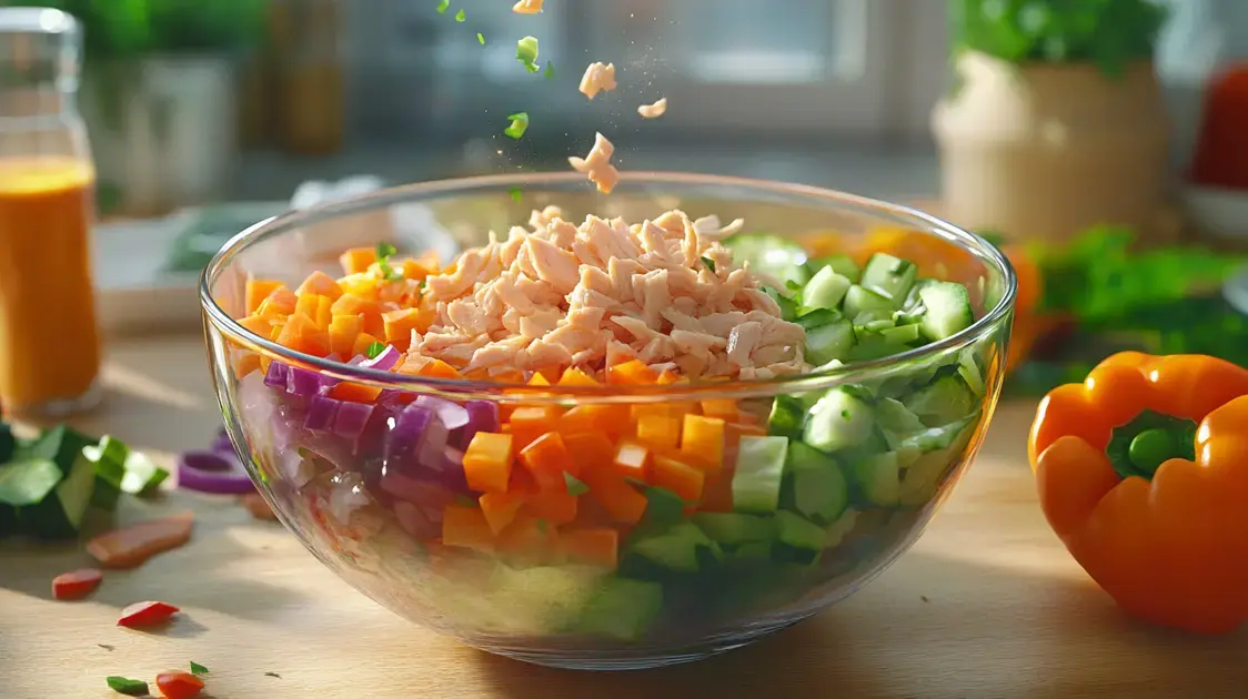 Passo a Passo do Preparo da Salada