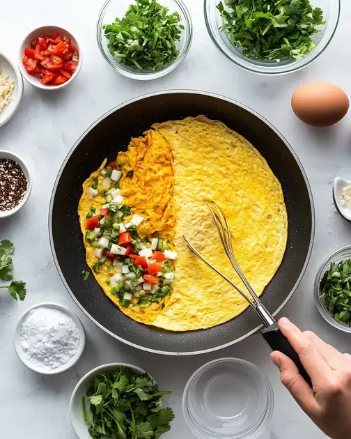 Passo a Passo do Preparo do Omelete