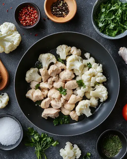 Passo a Passo: Preparando a Receita de Couve-Flor e Frango