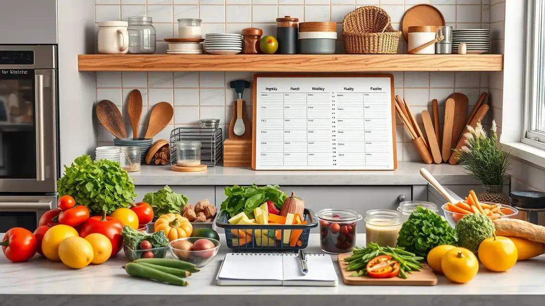 Planejamento de Refeições e Lanches