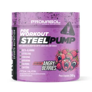 pronabol pre workout steel pump angry berries