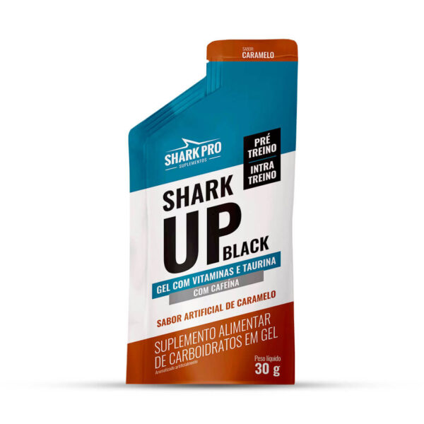 shark up black gel 30g shark pro caramelo