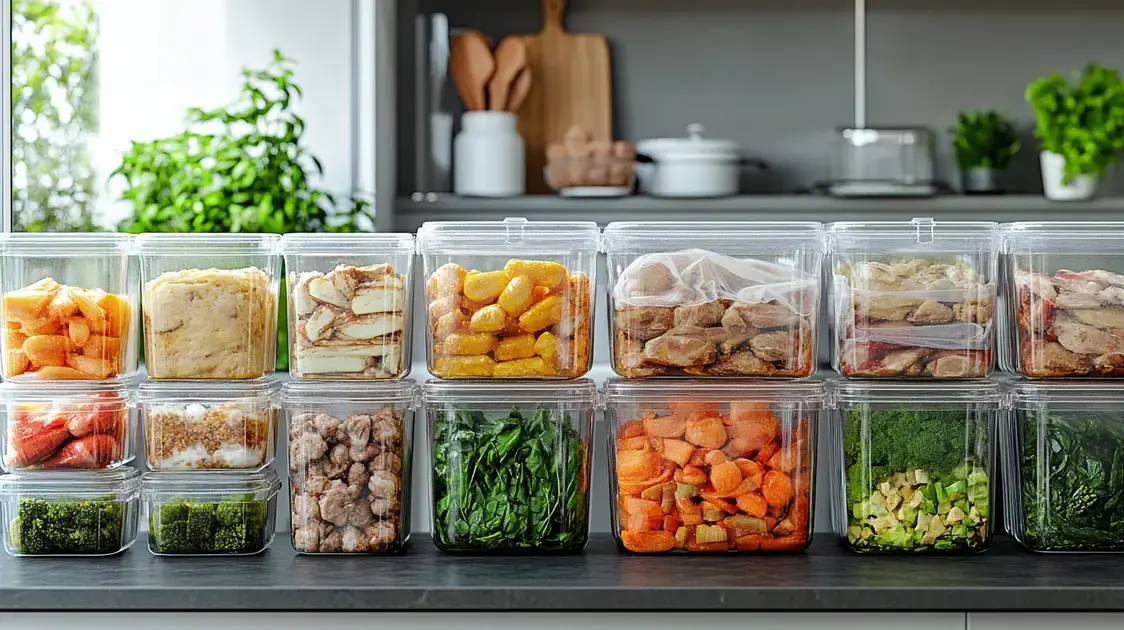 Técnicas de Armazenamento e Congelamento de Sobras